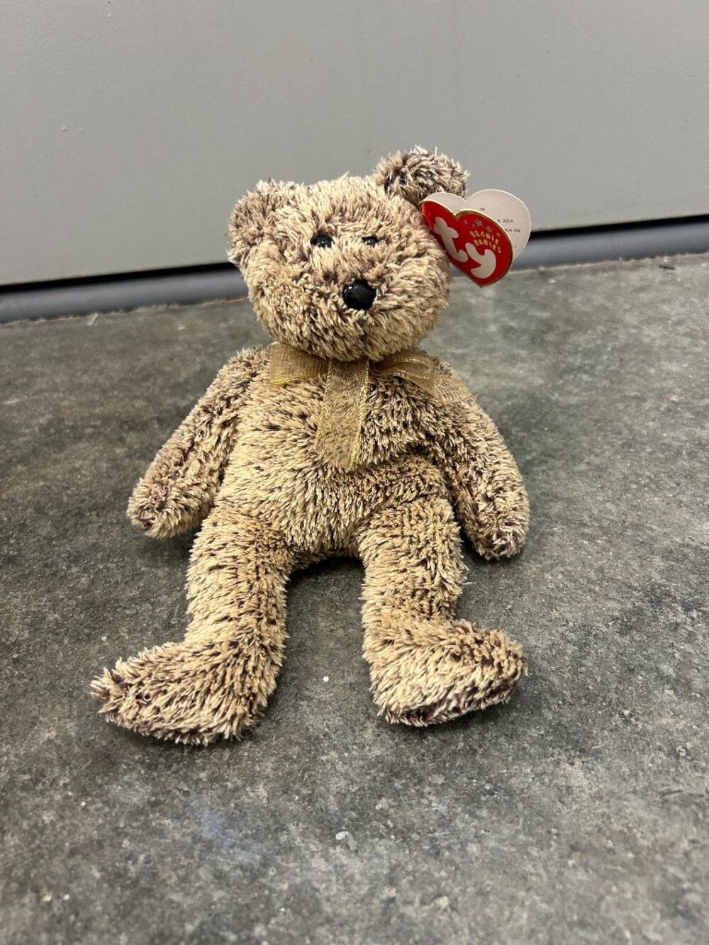 Beanie Baby Harry the Bear 2001 Tags Attached Birthday Dec 9 Ty Plush Vintage